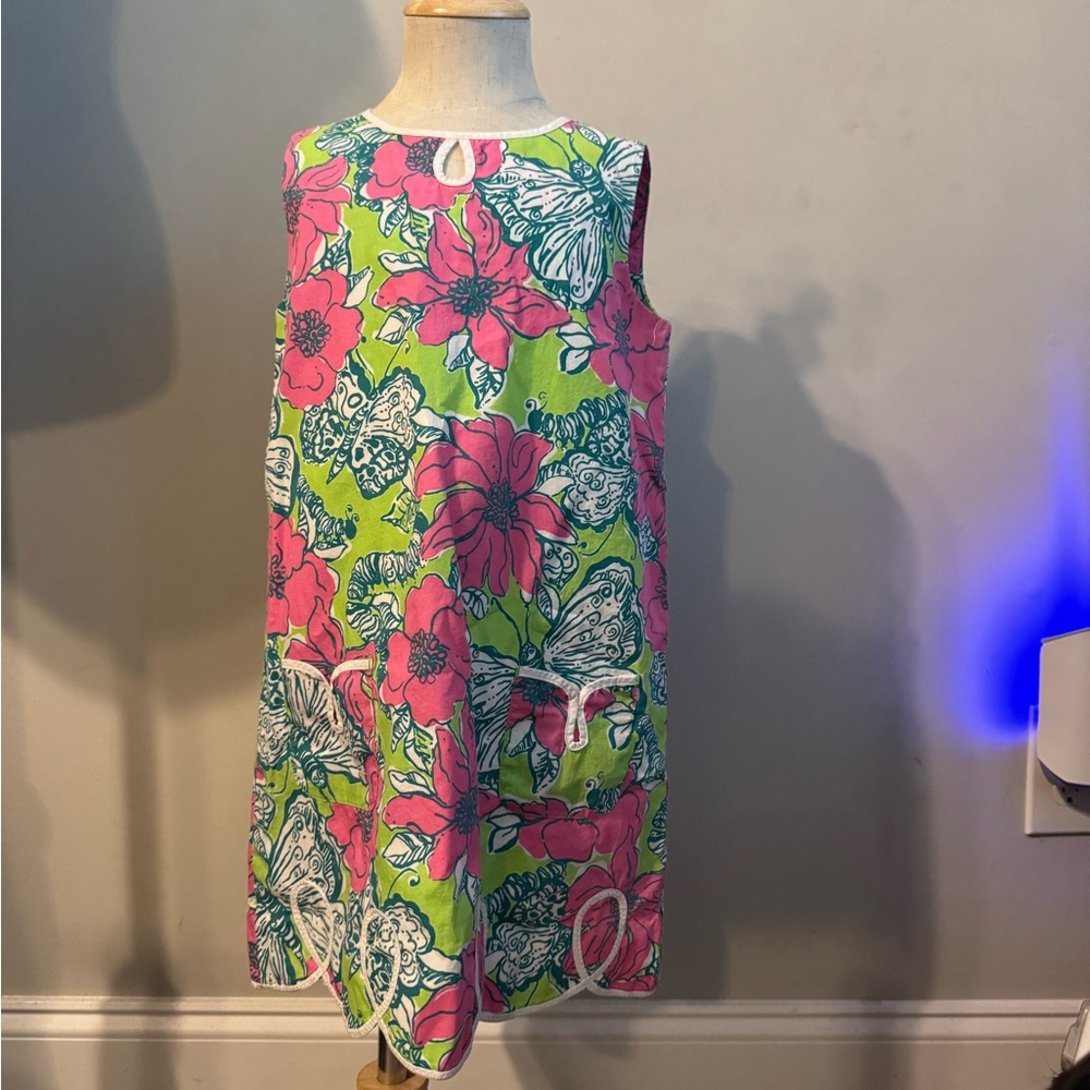 Lilly Pulitzer Pink and Green Floral Dress